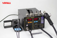 BGA Rework Station 4in1 Hot Air Gun With Iron SMD Soldering Welder And Fume Extractor