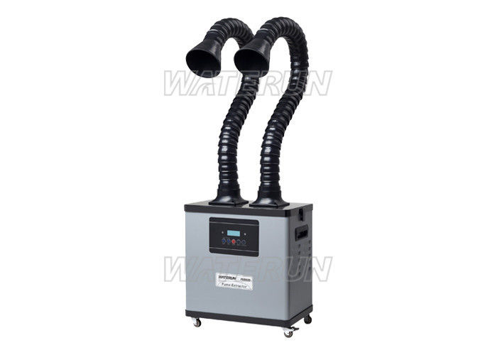 Digital Display Industrial Fume Extractor with Double Fume Extraction Tube  60 dB