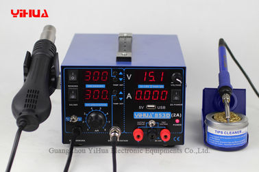 YIHUA 853D 2A 4 LED with 5V USB new type 3in1 Hot-Air Soldering Station
