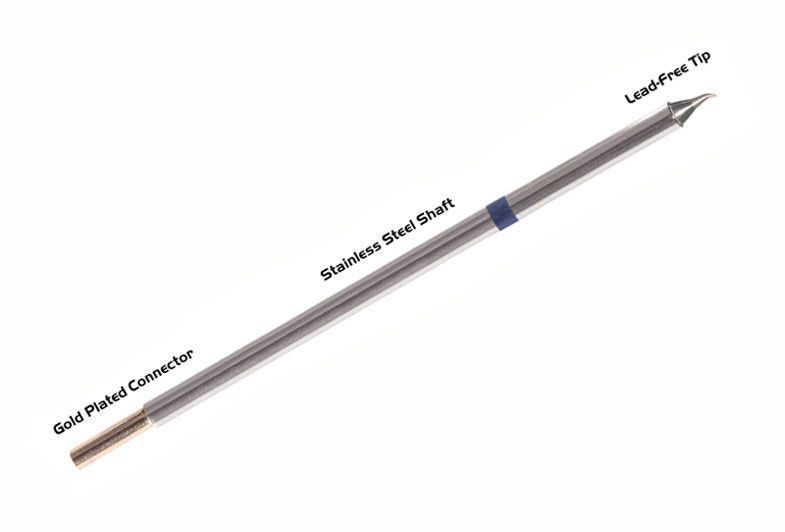 Sharp Bent 30° OKI Soldering Tips STTC-026 Solder Iron Tip For Electronics