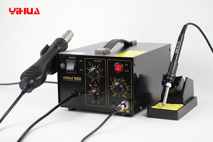 PCB Temperature Controlled 2 In 1 Soldering Station With Hot Air Soldering Gun