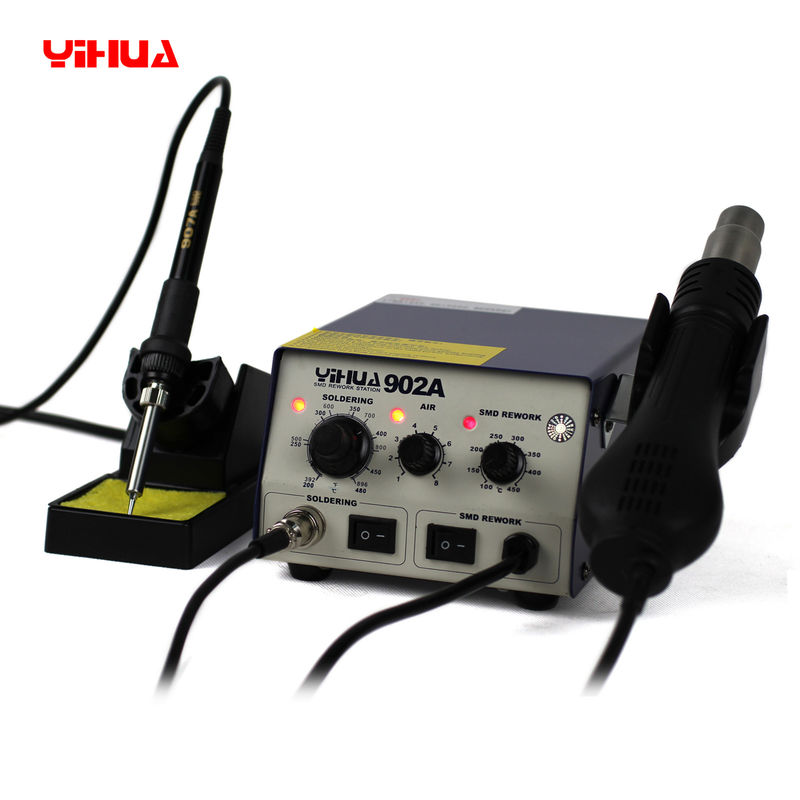 Temperature Controlled 2 In 1 Soldering Station / Rework Stations