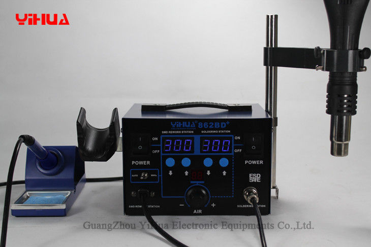High Temperature Automatic 2 In 1 Soldering Station With Air Gun Bracket Function