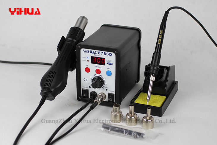 SMD Rework Station Hot Air 2 IN 1 Soldering Station With LED Display
