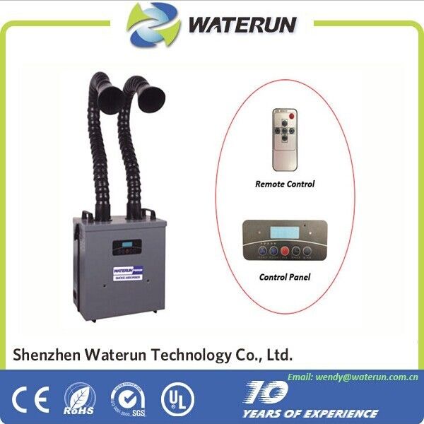 Portable Solder Fume Extractor Triple Activated Carbon Filter with pre-filter
