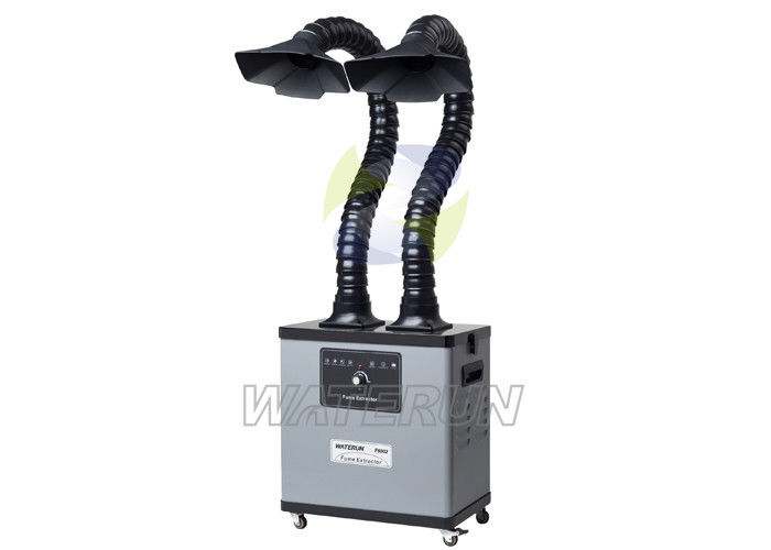 High Voltage Portable Solder Fume Extractor with Extraction Arms / Brushless Motor