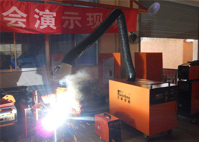 Mobile soldering Welding Fume Extractor double arms stable for light industry