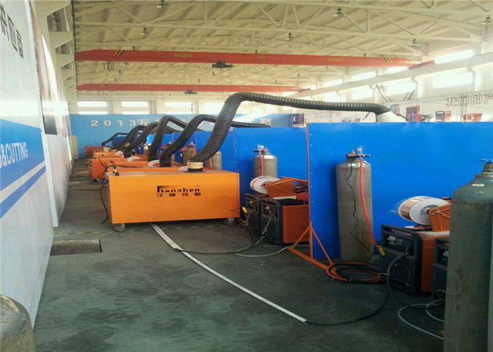 movalbe welding dust cleaner with 2 two flexible suction arm for welding machine