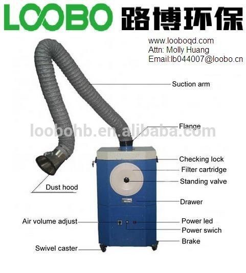 Portable Fume Extractor and Dust Cleaner for welding/metal fabrication field