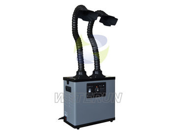 Portable Laser Cutting Industrial Fume Extractor System with Two Fume Extraction Arm 75mm